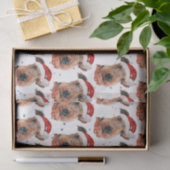 Airedale Terrier Dog Bred Christmas 薄葉紙 (ギフト)