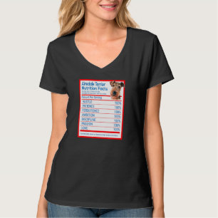 Airedale Terrier Dog Breed Owner おもしろい Nutrition F Tシャツ