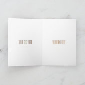 Airedale terrier dog cartoonイラストレーション カード (内部)