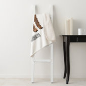 Airedale terrier dog cartoonイラストレーション シェルパブランケット (インサイチュ)