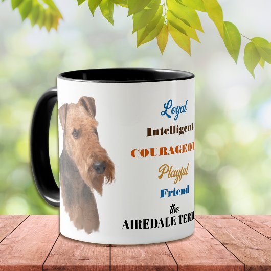 Airedale Terrier Dog Royal Friend マグカップ