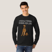 Airedale Terrier Friend For Life Dog Friendship Tシャツ (正面フル)