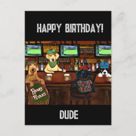 AIREDALE TERRIER & FRIENDSポストカード ポストカード