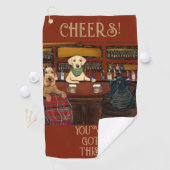 AIREDALE TERRIER & FRIENDS ゴルフタオル (インサイチュ)