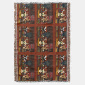 AIREDALE TERRIER & FRIENDS スローブランケット (正面縦)