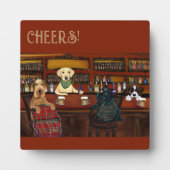 AIREDALE TERRIER & FRIENDS フォトプラーク (正面)