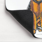 Airedale Terrier Girls 最高の Friend マウスパッド (コーナー)