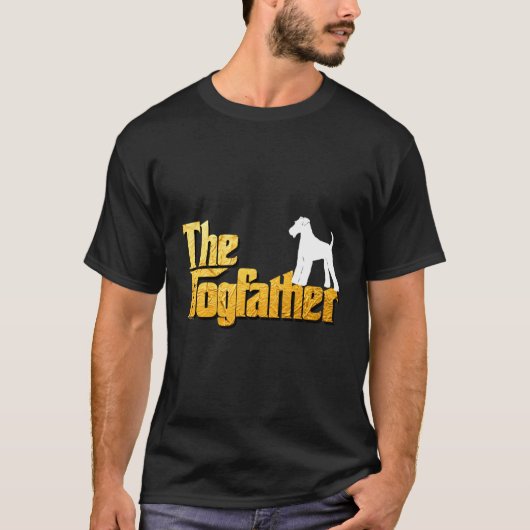 Airedale Terrier Gives Airedale Terrier Gift Tシャツ (正面)