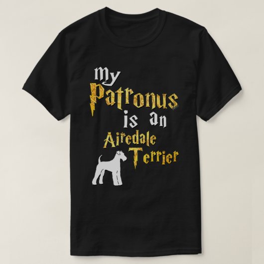 Airedale Terrier Gives Airedale Terrier Tシャツ (デザイン正面)
