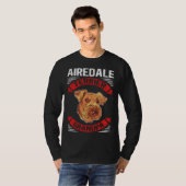 Airedale Terrier Grandpa Dog Owner Airedale Terrie Tシャツ (正面フル)