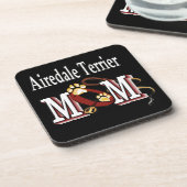 Airedale Terrier MOM コースター (左側)