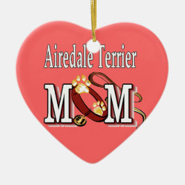 Airedale Terrier MOM セラミックオーナメント