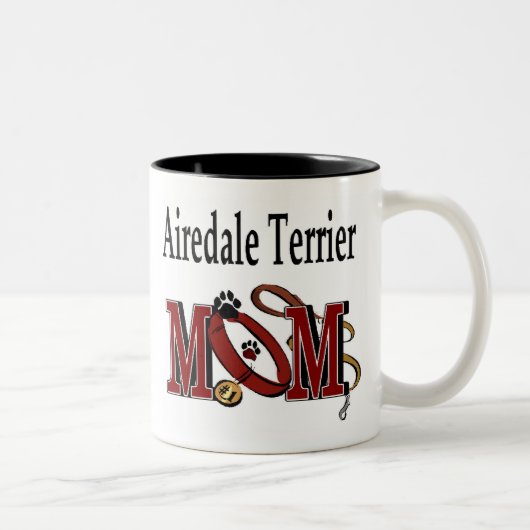 Airedale Terrier MOM ツートーンマグカップ (右)