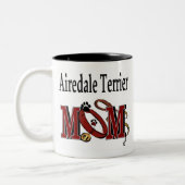 Airedale Terrier MOM ツートーンマグカップ (左)
