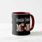 Airedale Terrier MOM マグカップ (正面右)