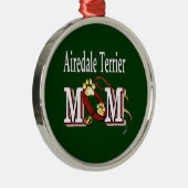 Airedale Terrier MOM メタルオーナメント (右)