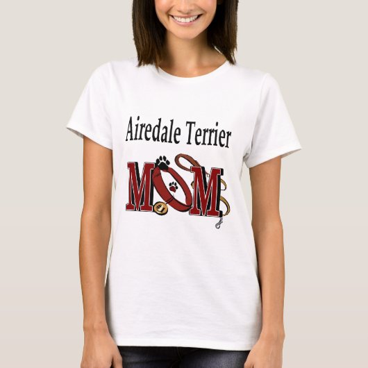 Airedale Terrier MOM Tシャツ (正面)