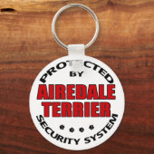 Airedale Terrier Security キーホルダー (正面)