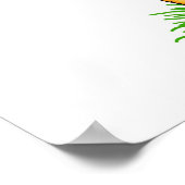 Airedale Terrier St. Patrick's Day Leprechaun ポスター (角)