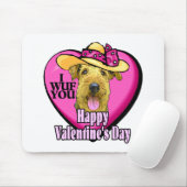 Airedale Terrier Valentinesギフト マウスパッド (マウス)