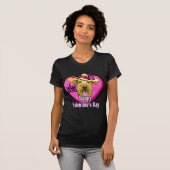 Airedale Terrier Valentinesギフト Tシャツ (正面フル)