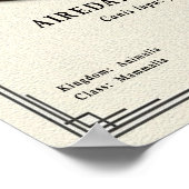 Airedale Terrier Zoology Series ポスター (角)