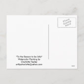 Airedale Tis the Seson artポストカード シーズンポストカード (裏面)