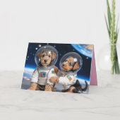 Airedale Valentine Card シーズンカード (裏面)