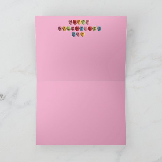 Airedale Valentine Card シーズンカード (内部)