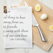 Airedale, Welsh, Lakeland Terrier Keepsake キッチンタオル (四つ折り)