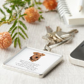 Airedale, Welsh, Lakeland Terrier Keepsake キーホルダー (側面)