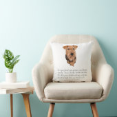 Airedale, Welsh, Lakeland Terrier Keepsake クッション (椅子)