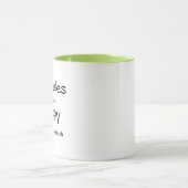 Airedales私を幸せにする マグカップ (中央)