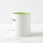 Airedales Make Me :) マグカップ (中央)