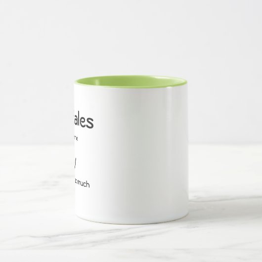 Airedales Make Me :) マグカップ (中央)