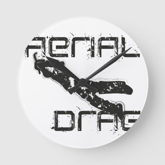 airefil drag hockey keeper ラウンド壁時計 (正面)