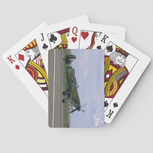 Airfield_WWIIの飛行機のイギリスの短気者 トランプ (裏面)