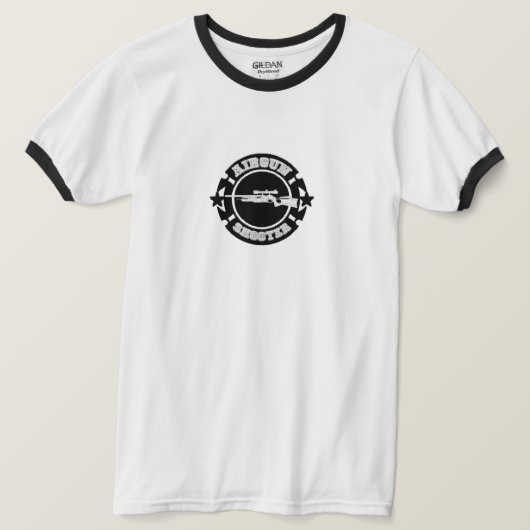 Airgun shooter   tシャツ (デザイン正面)