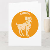 Airies, Zodiac Sign, Horoscope, Astrology カード (正面)