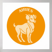 Airies, Zodiac Sign, Horoscope, Astrology ポスター (正面)