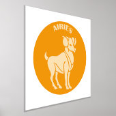 Airies, Zodiac Sign, Horoscope, Astrology 箔ポスター (レイダウン)