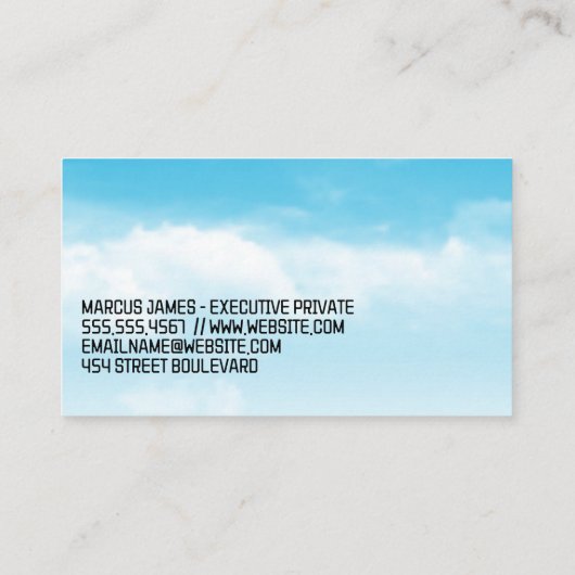 Airline Logo | Flight 名刺 (裏面)