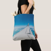 Airliner turbulent wing トートバッグ (クローズアップ)