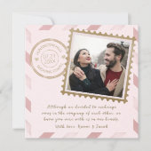 Airmailの結婚の告知 (正面)