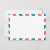 AirmailウェディングRSVP 出欠カード (裏面)