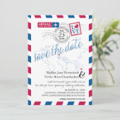 AirmailハートUKとAustraila日付を保存 セーブザデート (スタンド正面)