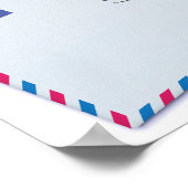 Airmail封筒ポスター ポスター (角)