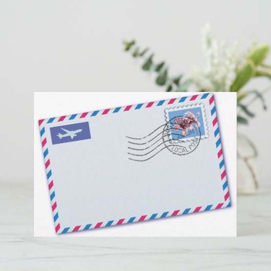 Airmail封筒招待状 招待状 (スタンド正面)