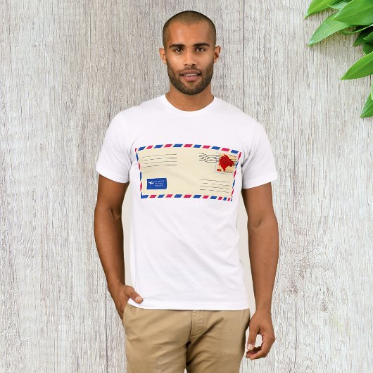 Airmail封筒Mens Tシャツ