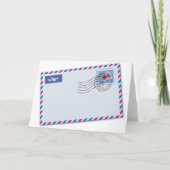 Airmail Envelope Greeting Cards カード (正面)